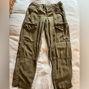 Anthropologie low rise cargo pants